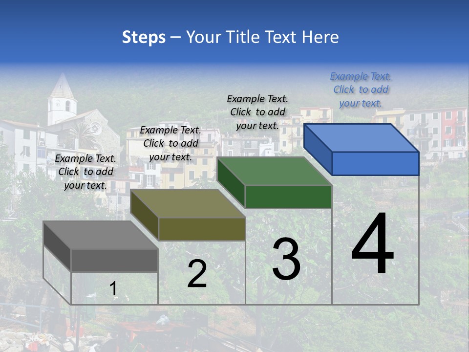 Harbour Sea Mountain PowerPoint Template