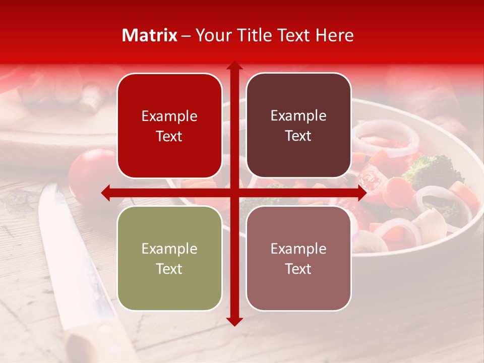 Table Cooking Cutting PowerPoint Template