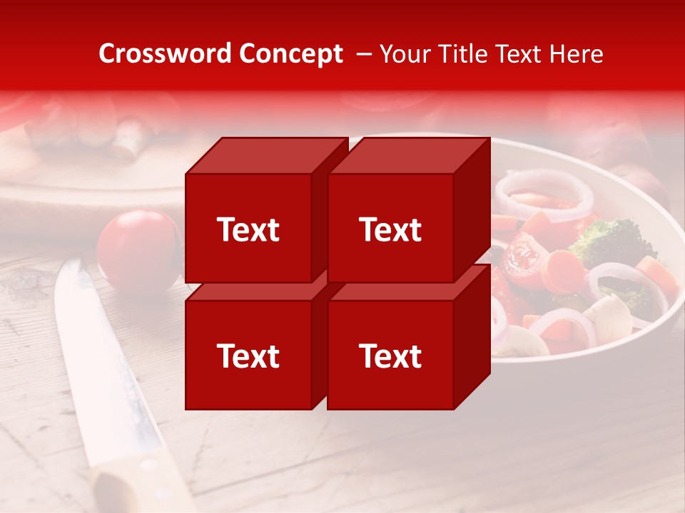 Table Cooking Cutting PowerPoint Template