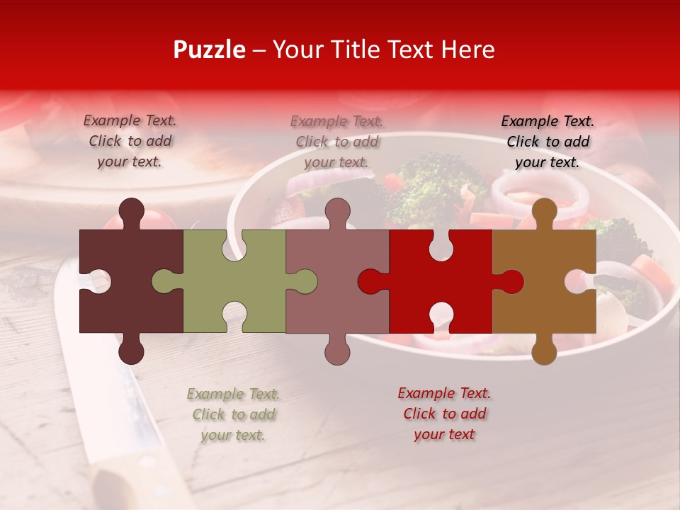 Table Cooking Cutting PowerPoint Template