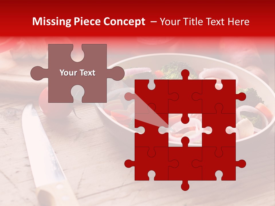 Table Cooking Cutting PowerPoint Template