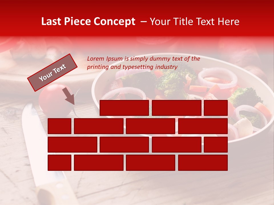Table Cooking Cutting PowerPoint Template