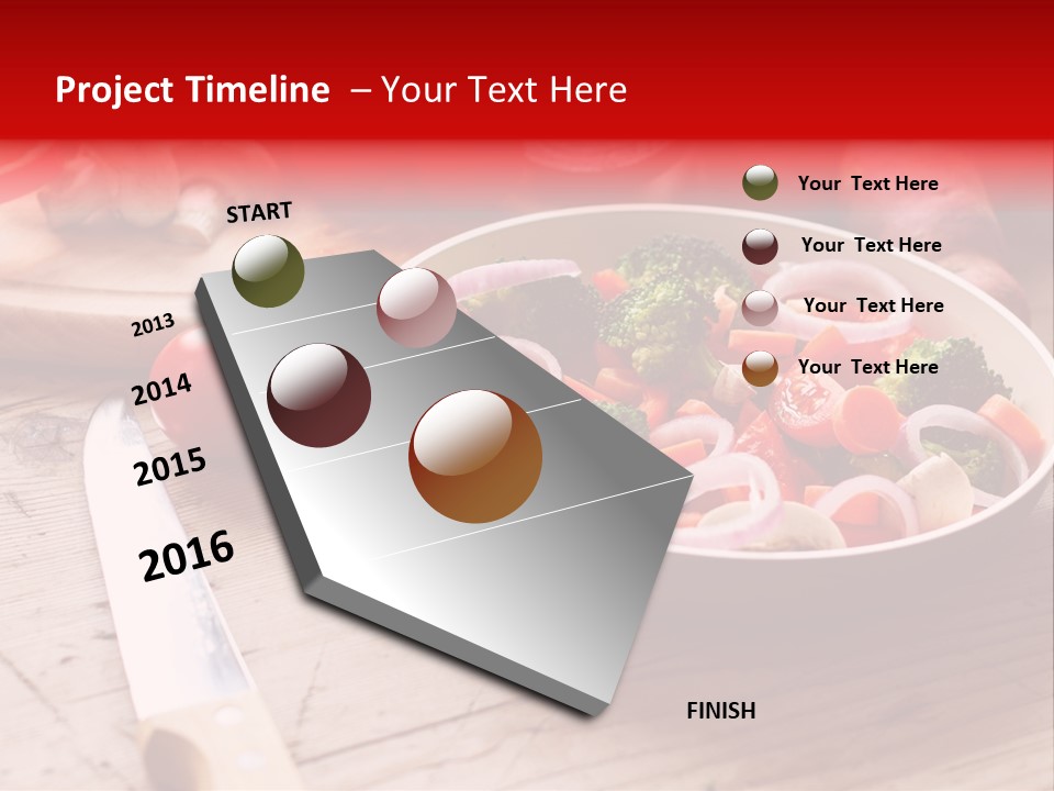 Table Cooking Cutting PowerPoint Template