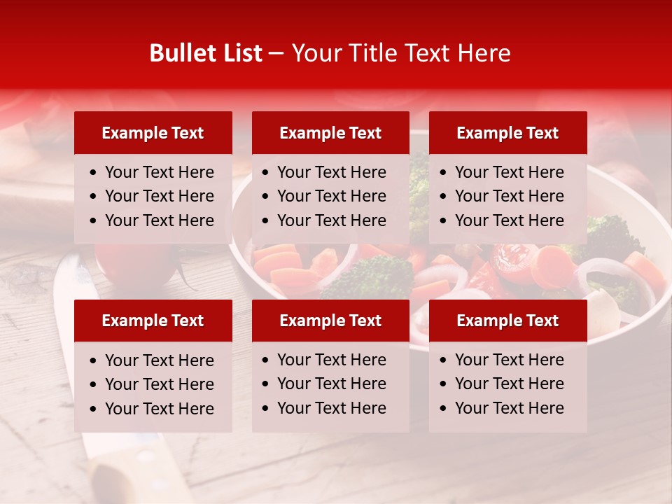 Table Cooking Cutting PowerPoint Template
