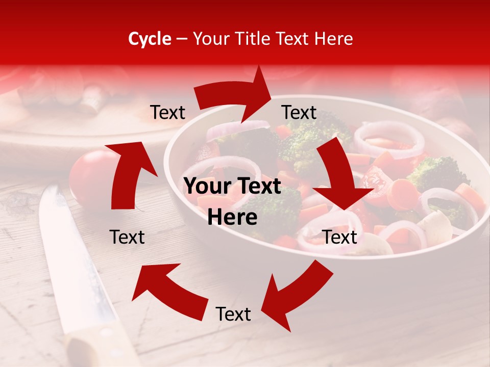 Table Cooking Cutting PowerPoint Template