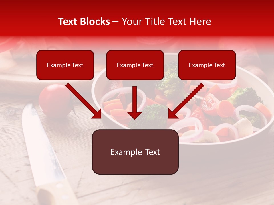 Table Cooking Cutting PowerPoint Template
