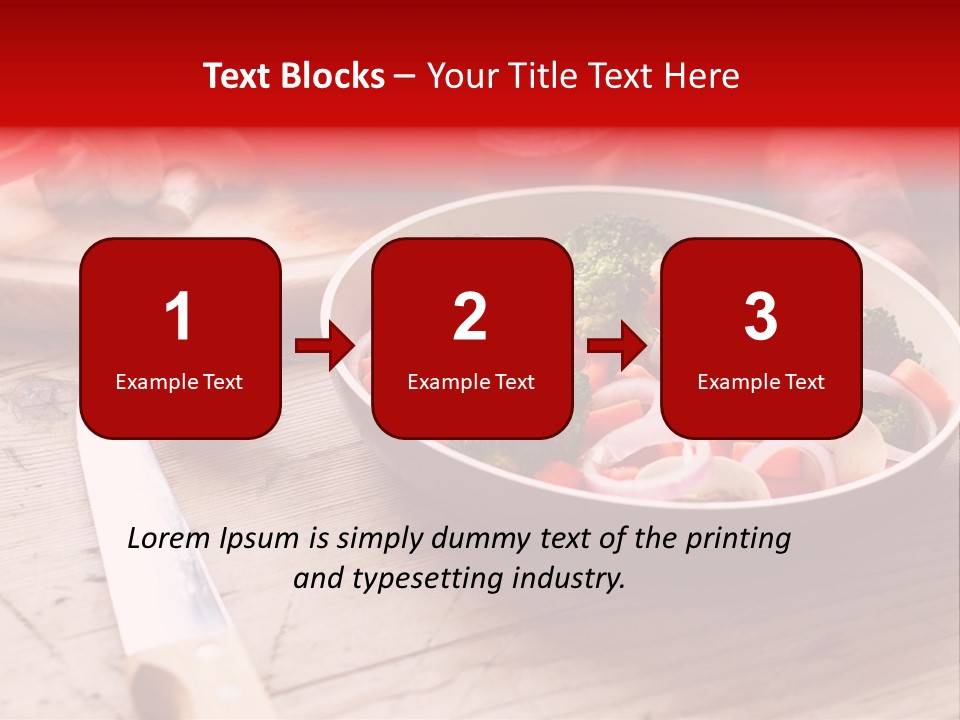 Table Cooking Cutting PowerPoint Template