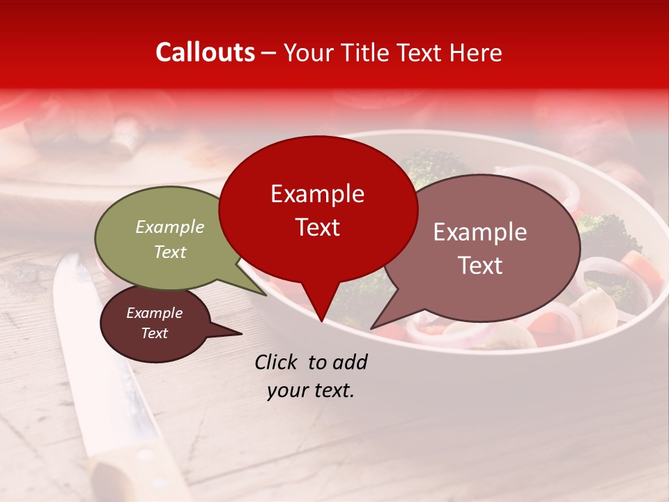 Table Cooking Cutting PowerPoint Template