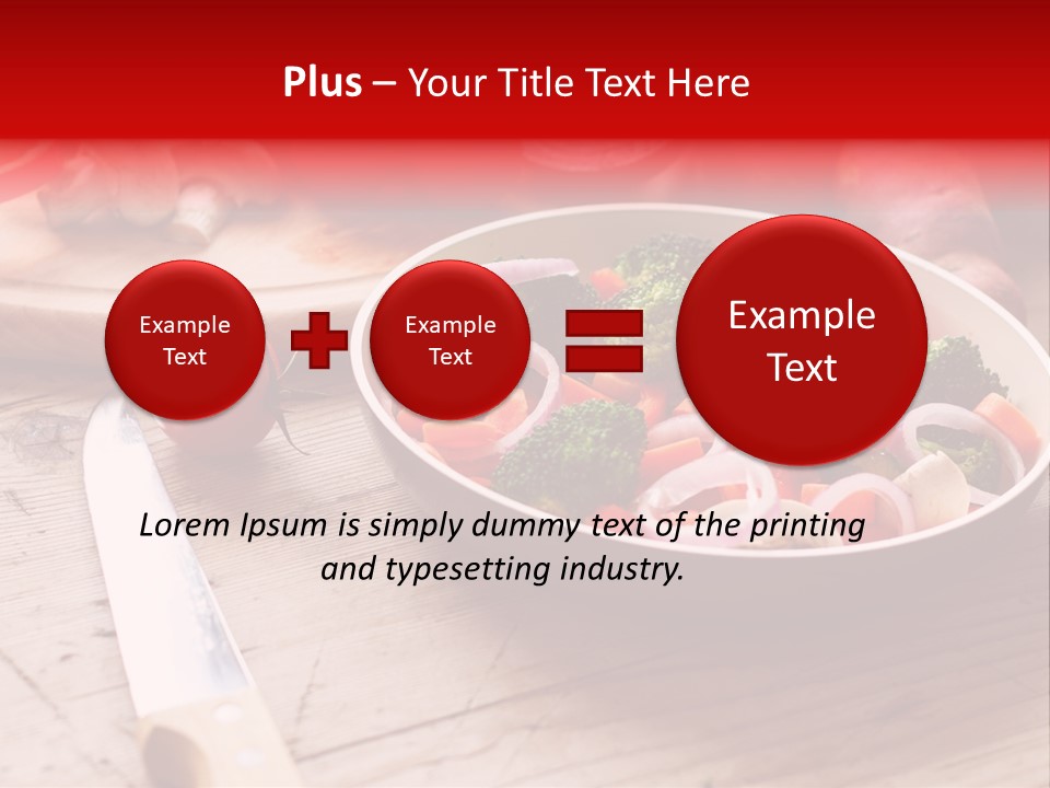 Table Cooking Cutting PowerPoint Template