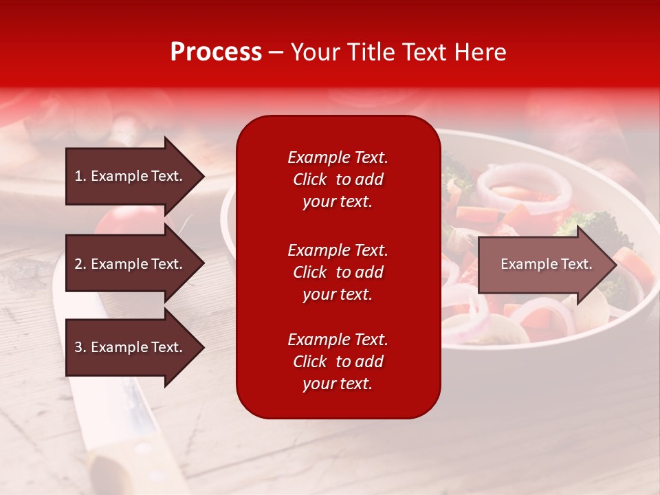 Table Cooking Cutting PowerPoint Template