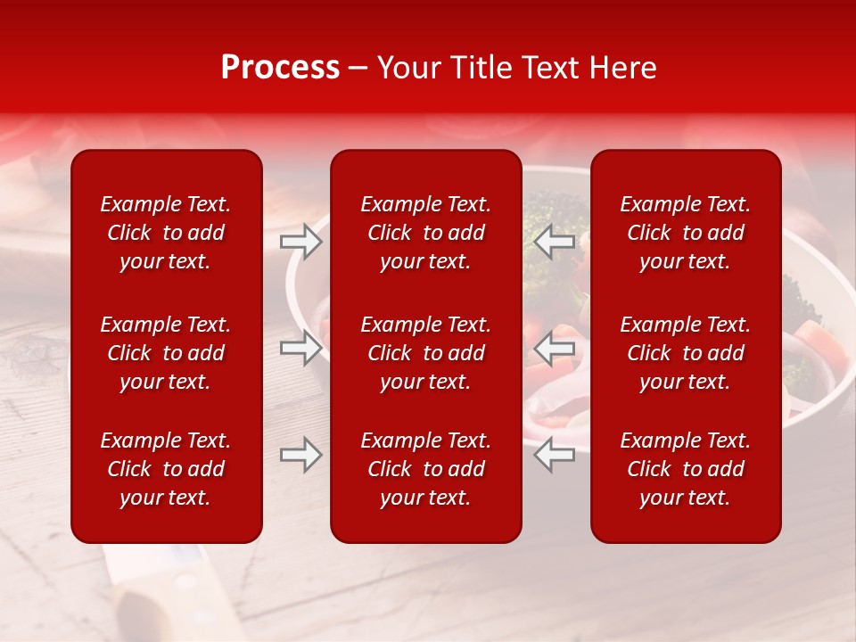 Table Cooking Cutting PowerPoint Template