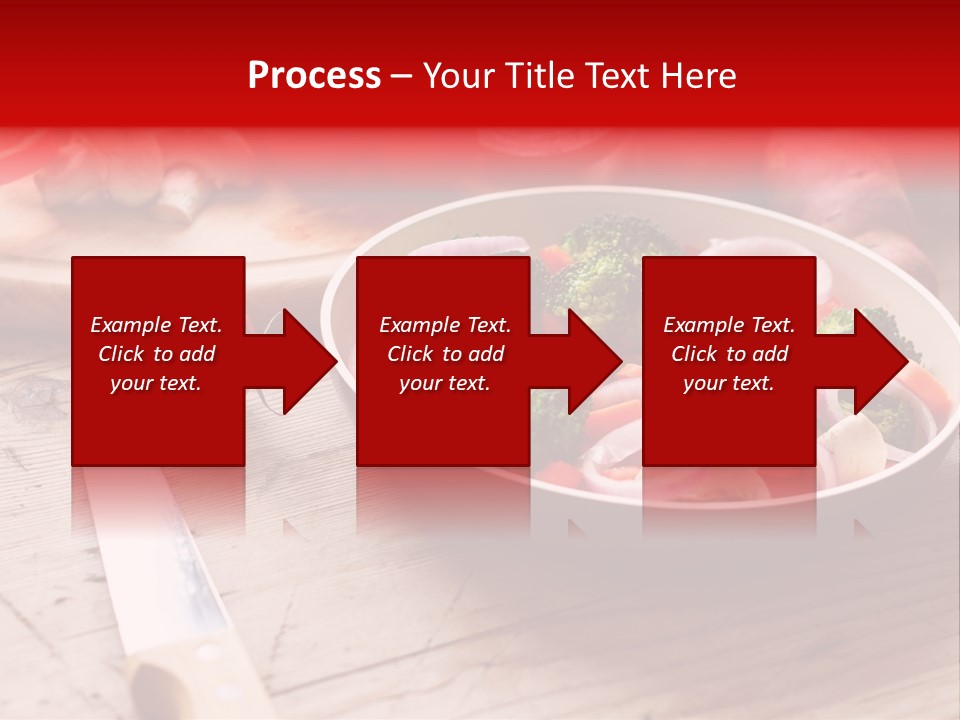Table Cooking Cutting PowerPoint Template