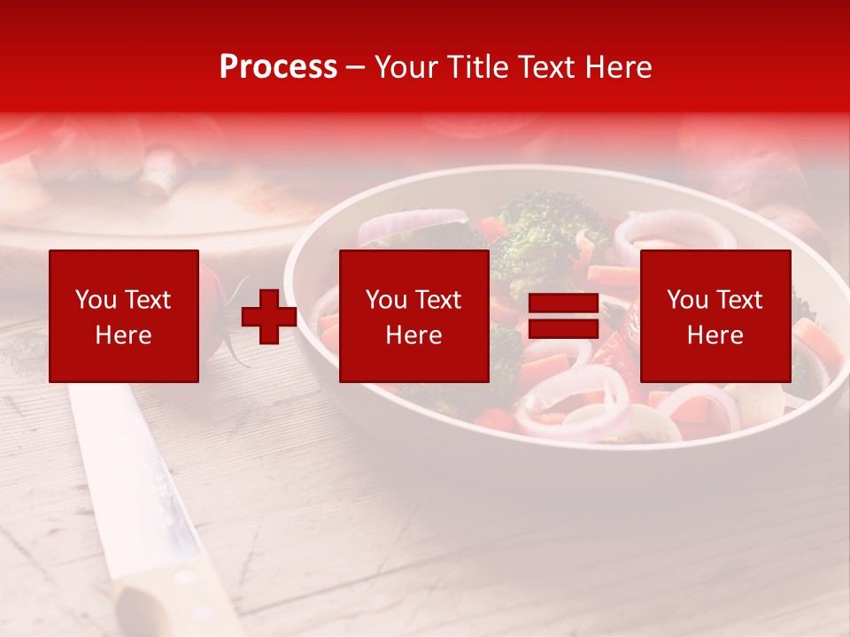 Table Cooking Cutting PowerPoint Template