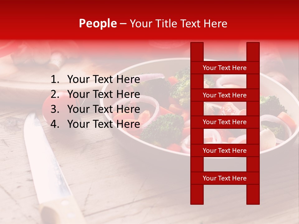 Table Cooking Cutting PowerPoint Template