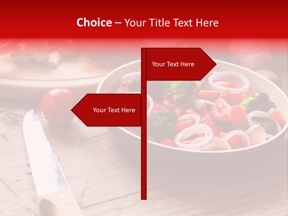 Table Cooking Cutting PowerPoint Template