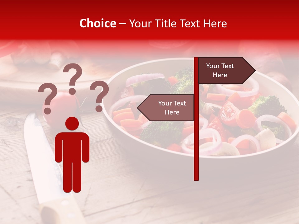 Table Cooking Cutting PowerPoint Template
