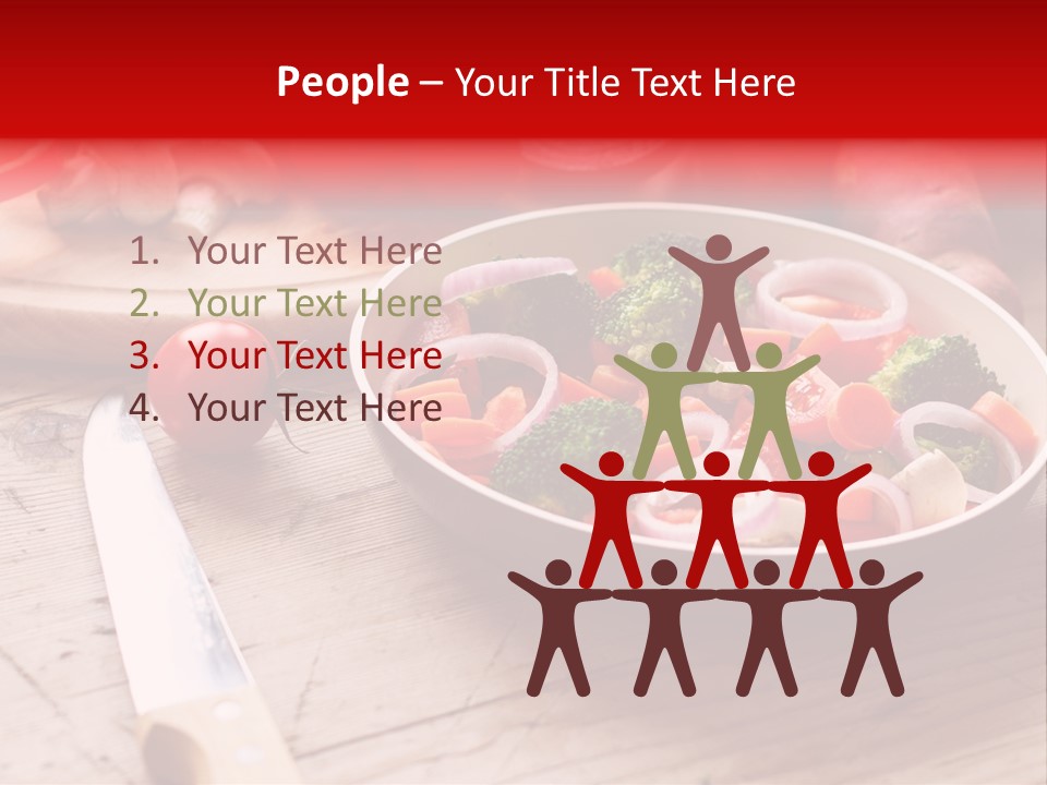 Table Cooking Cutting PowerPoint Template