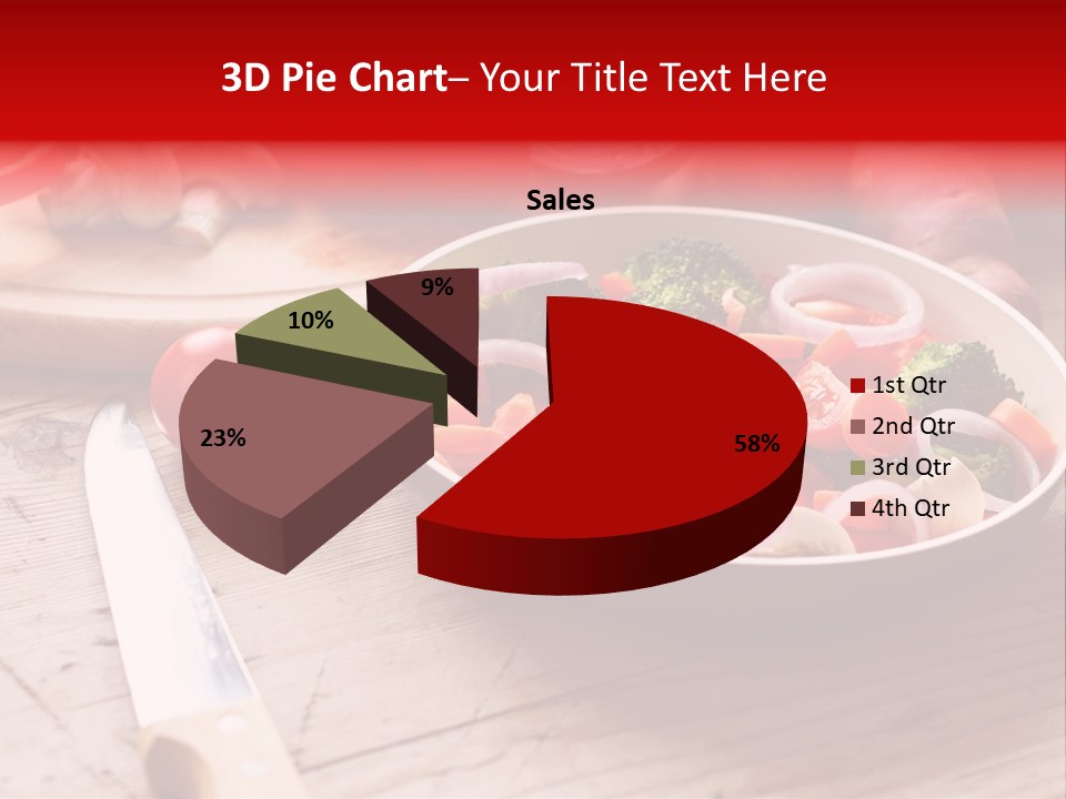 Table Cooking Cutting PowerPoint Template