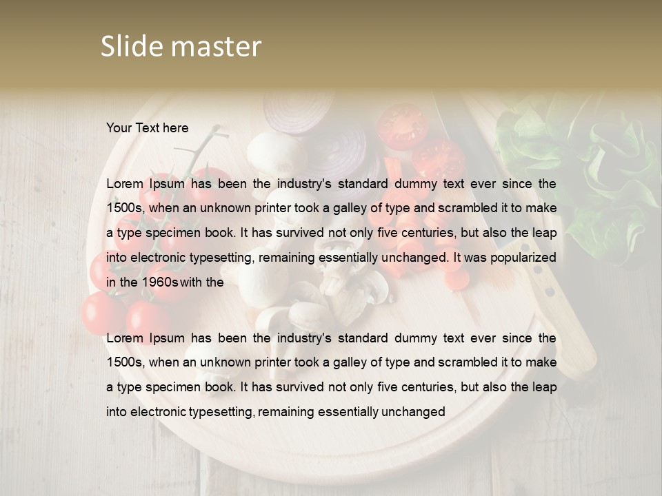 Vitamin Agriculture Color PowerPoint Template