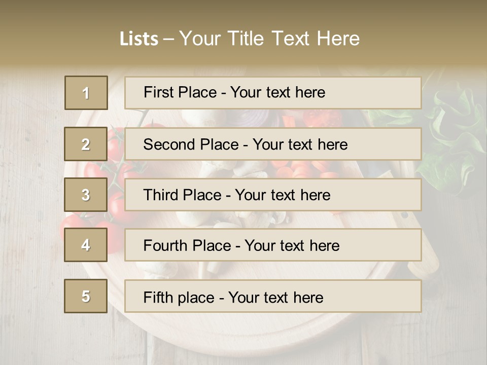 Vitamin Agriculture Color PowerPoint Template