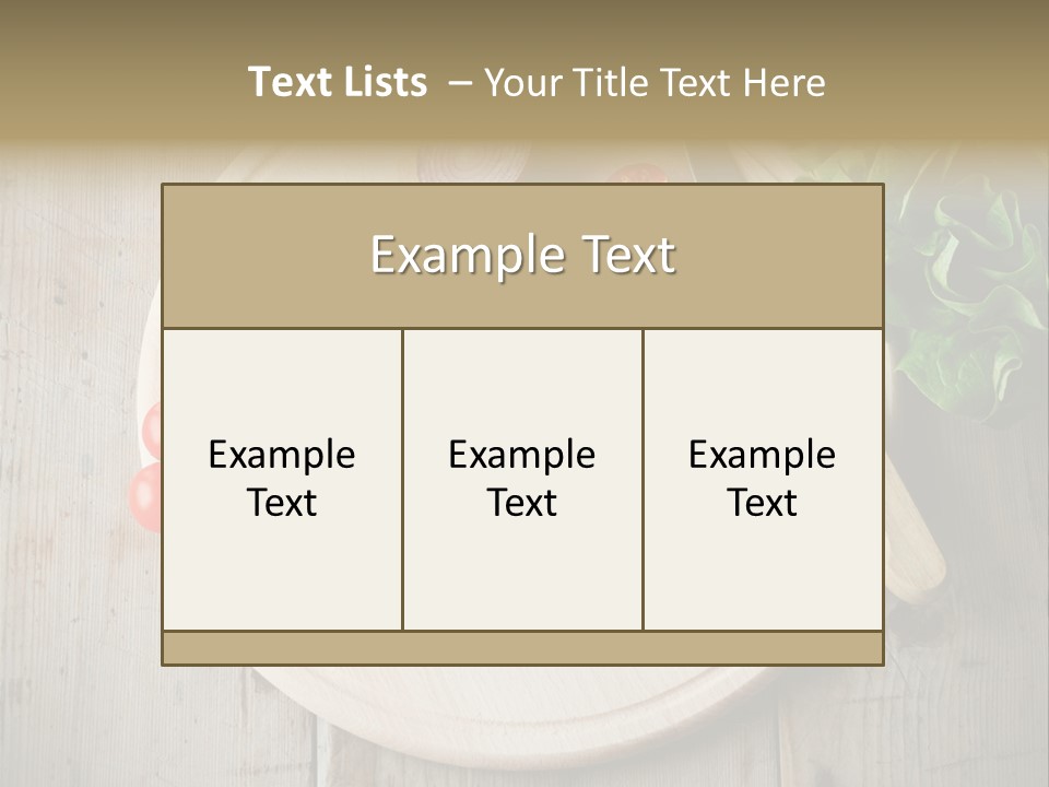 Vitamin Agriculture Color PowerPoint Template