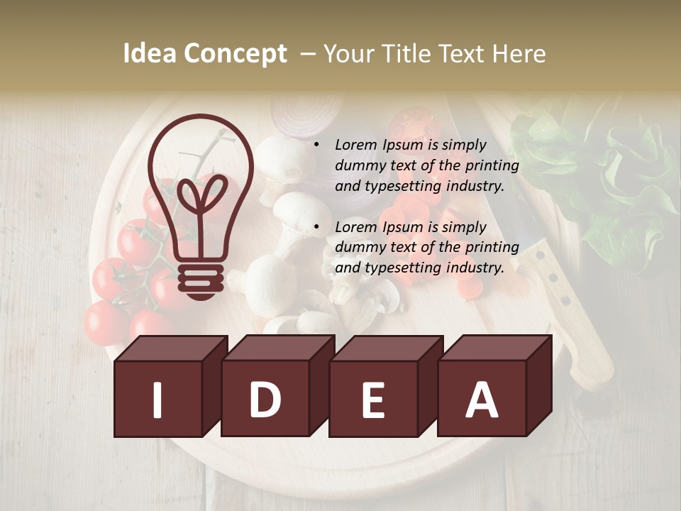 Vitamin Agriculture Color PowerPoint Template