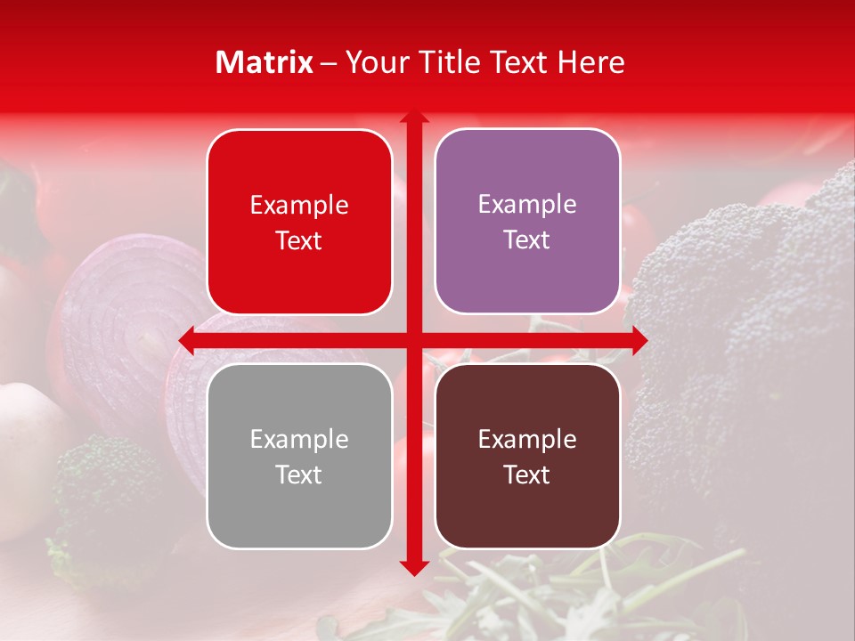 Close Up Food Horizontal PowerPoint Template