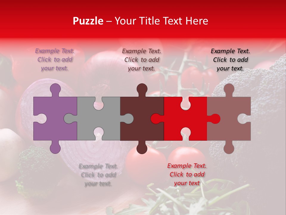 Close Up Food Horizontal PowerPoint Template