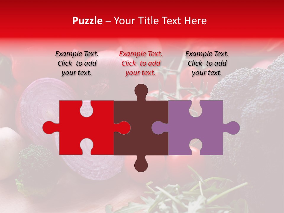 Close Up Food Horizontal PowerPoint Template