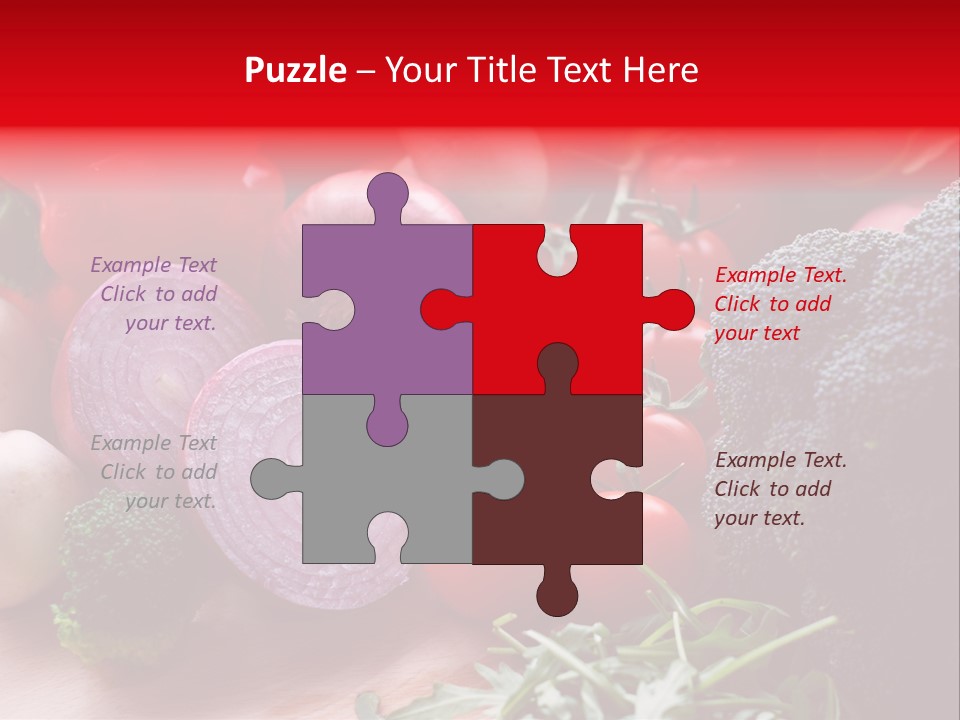 Close Up Food Horizontal PowerPoint Template