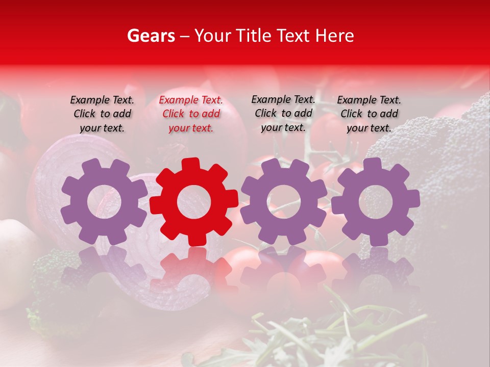 Close Up Food Horizontal PowerPoint Template