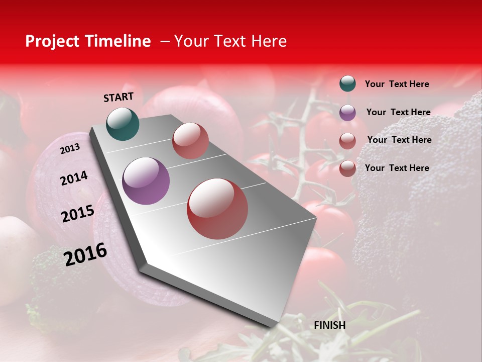 Close Up Food Horizontal PowerPoint Template