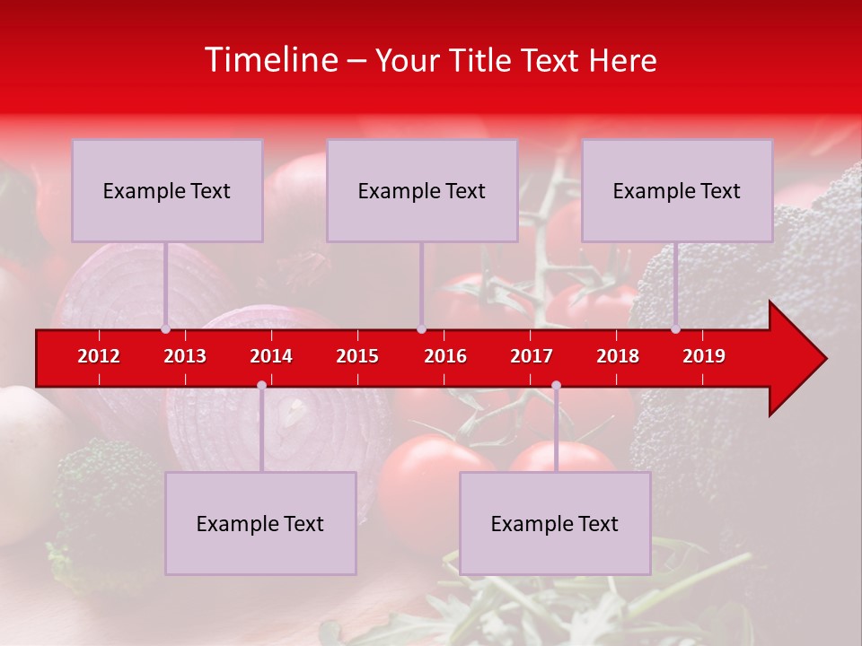 Close Up Food Horizontal PowerPoint Template