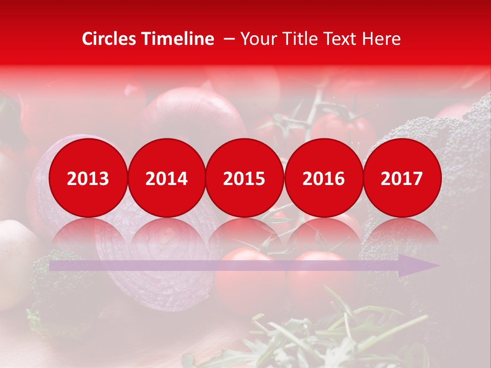 Close Up Food Horizontal PowerPoint Template