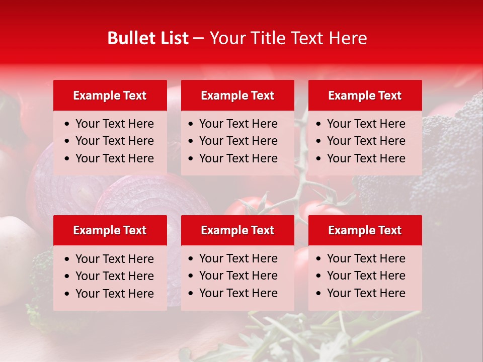 Close Up Food Horizontal PowerPoint Template