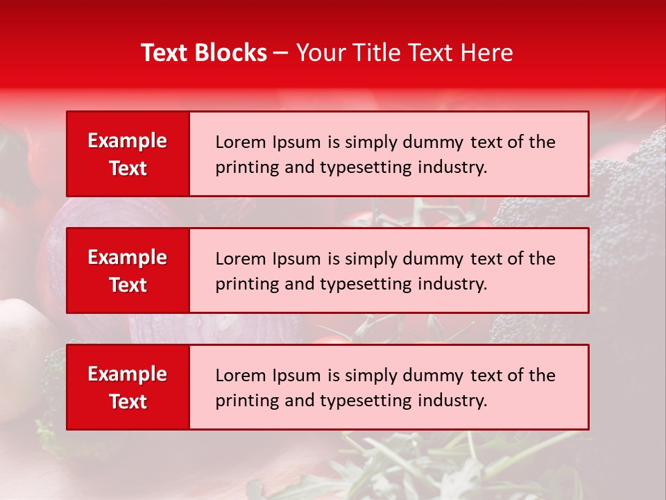 Close Up Food Horizontal PowerPoint Template