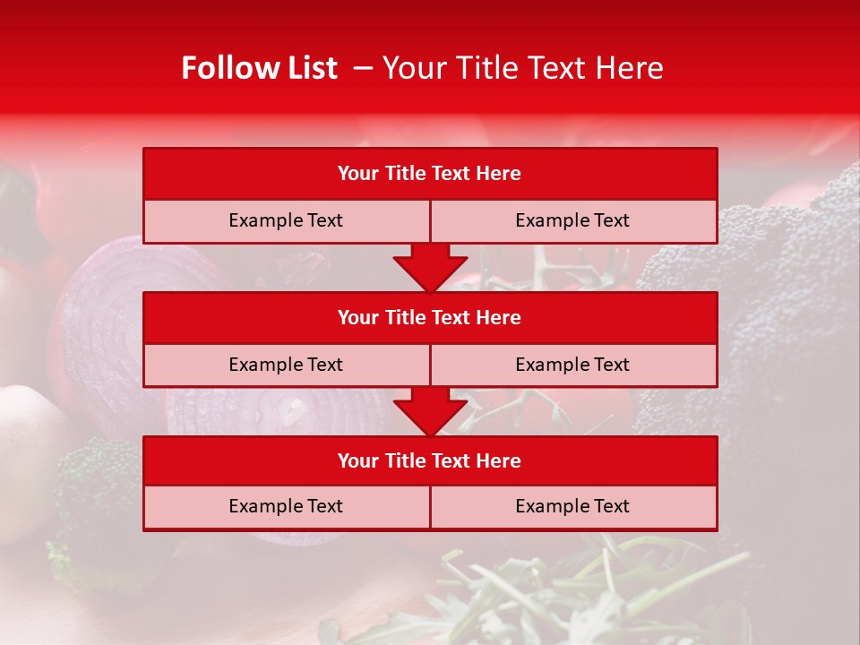 Close Up Food Horizontal PowerPoint Template