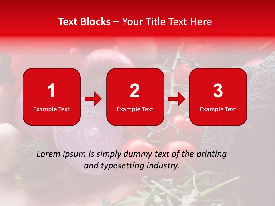 Close Up Food Horizontal PowerPoint Template