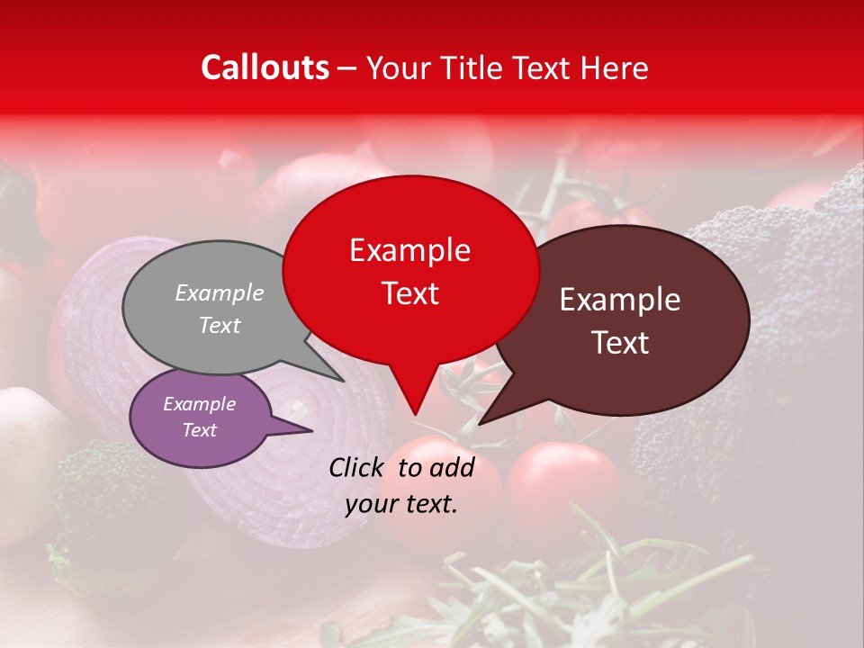 Close Up Food Horizontal PowerPoint Template