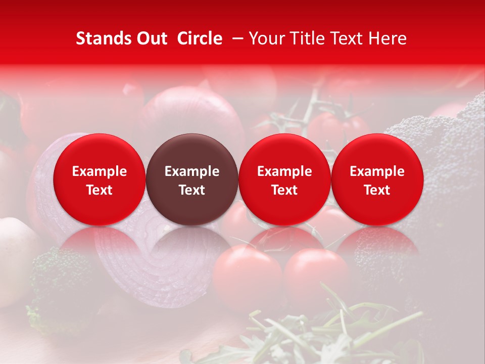 Close Up Food Horizontal PowerPoint Template
