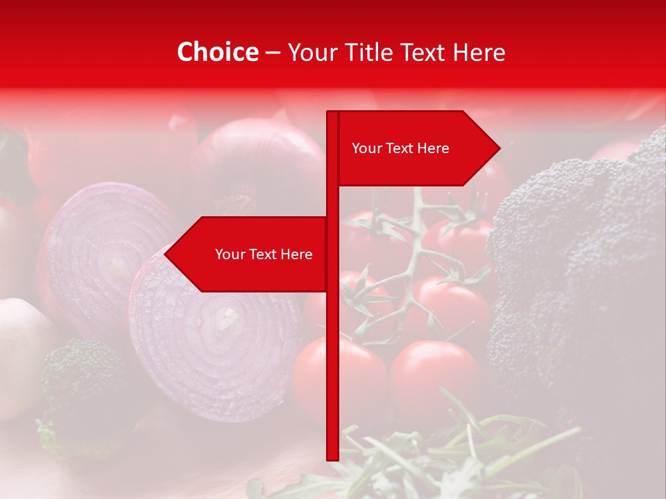 Close Up Food Horizontal PowerPoint Template