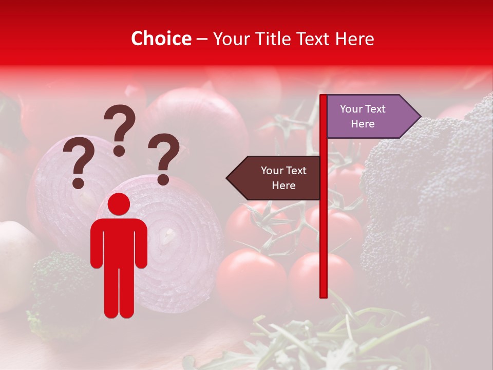 Close Up Food Horizontal PowerPoint Template