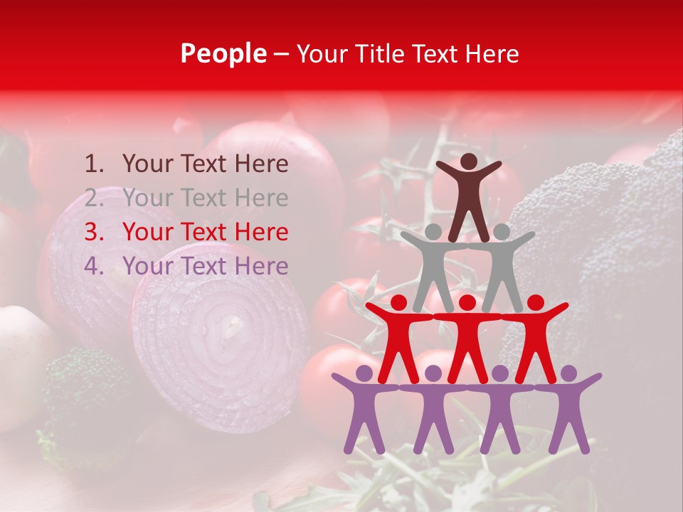 Close Up Food Horizontal PowerPoint Template