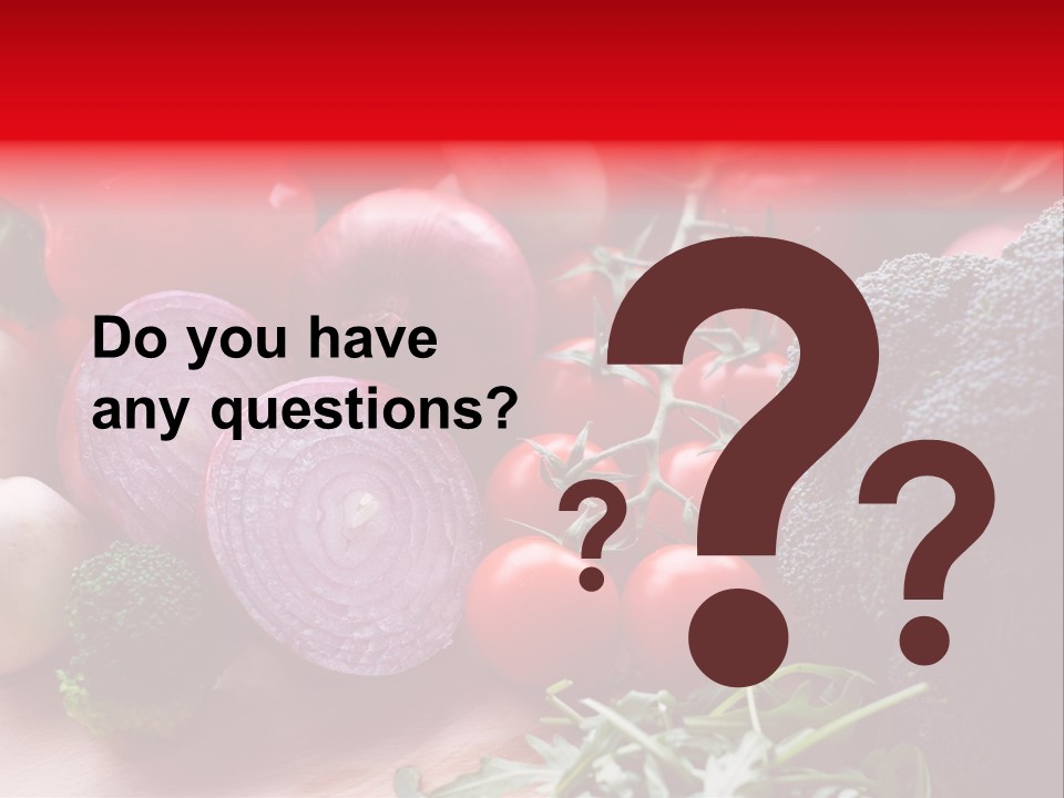 Close Up Food Horizontal PowerPoint Template