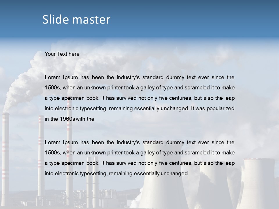 Generation Protection Oil PowerPoint Template