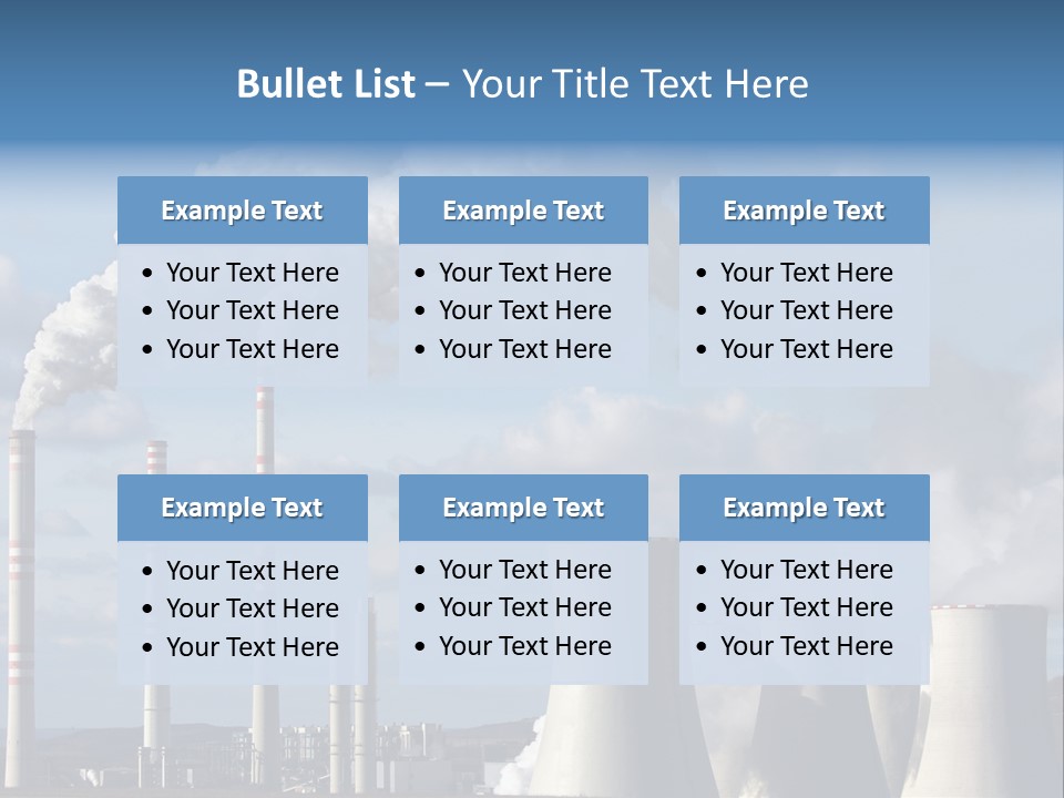Generation Protection Oil PowerPoint Template