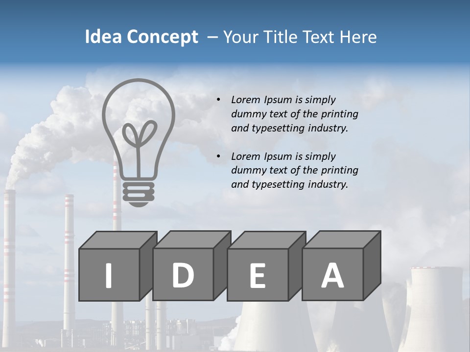 Generation Protection Oil PowerPoint Template