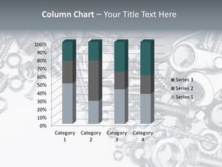 Bolt Hand Tool Metallic PowerPoint Template