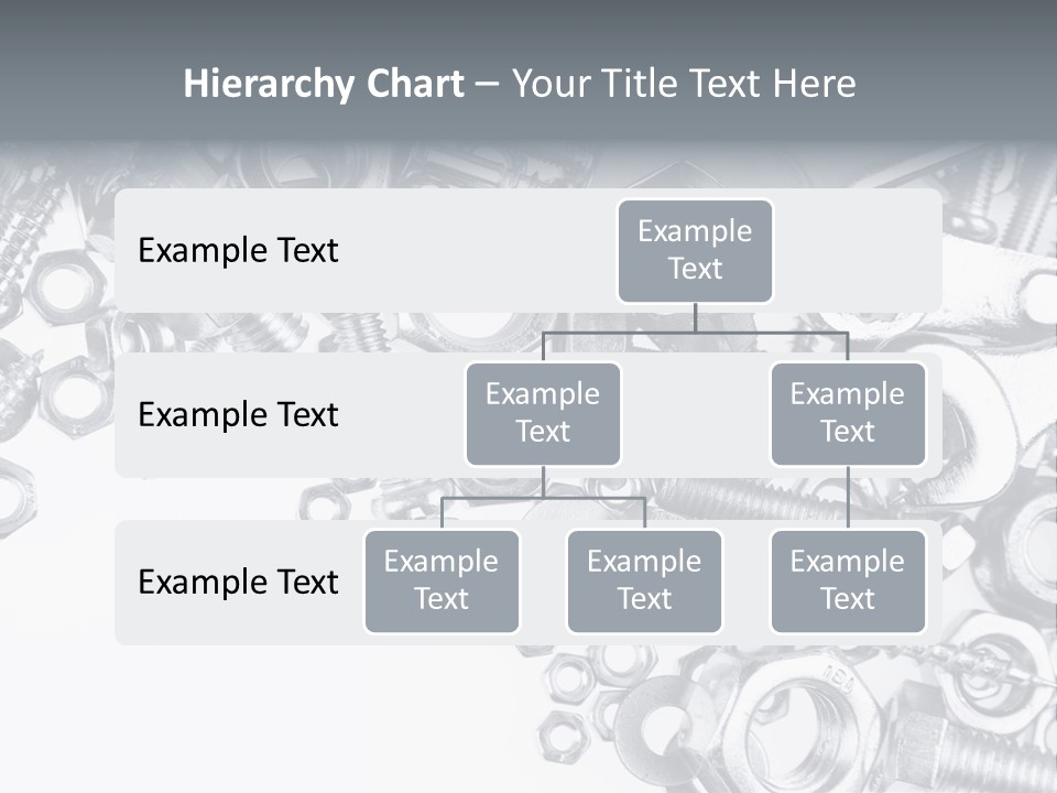 Bolt Hand Tool Metallic PowerPoint Template
