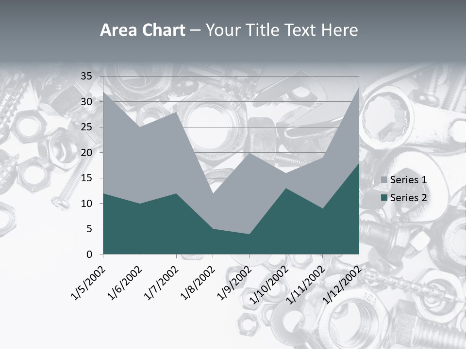 Bolt Hand Tool Metallic PowerPoint Template